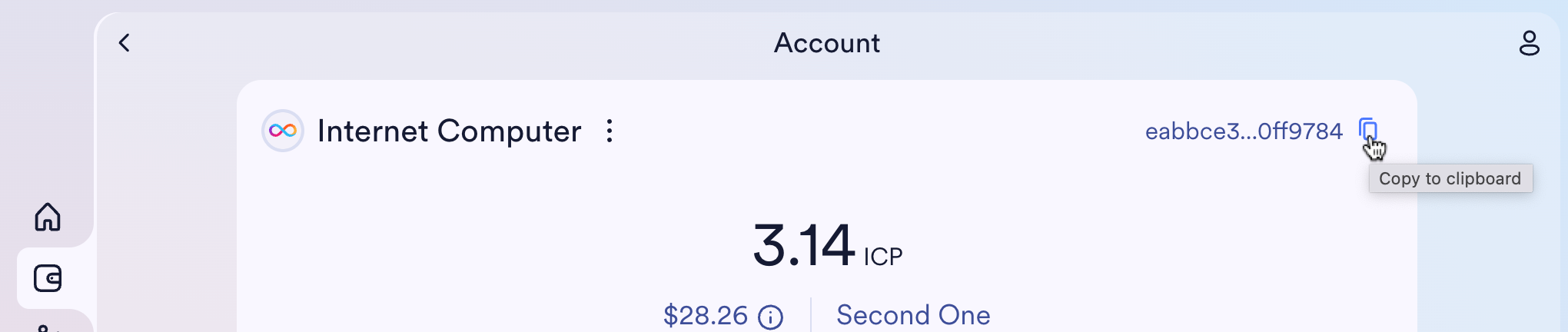 Where to get an account identifier